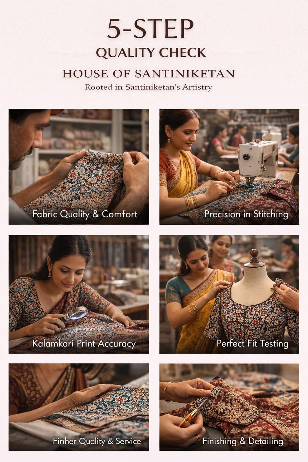 House of Santiniketan Women’s Ajrakh Cotton Non-Padded Readymade Saree Blouse | Sleeveless V-Neck Back Tie-Up Designer Ethnic Blouse | Printed Black & Rust Cotton Blouse for Saree Wear