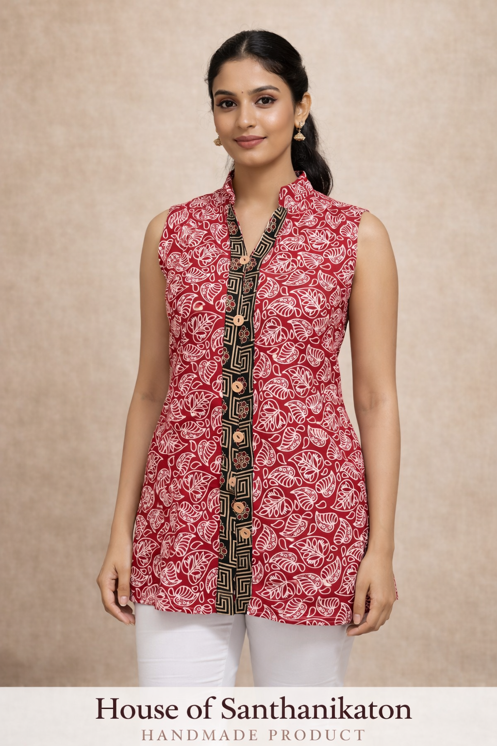 100% Pure Cotton Indigo Printed Handmade Top for Women | Comfortable Ethnic Wear